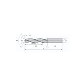 Solid carbide VBT, high metal removal rate with 3-edge bit, 5XD, Internal Coolant  D13.2~17 - Makotools Industrial Supply Tools for Metal Cutting